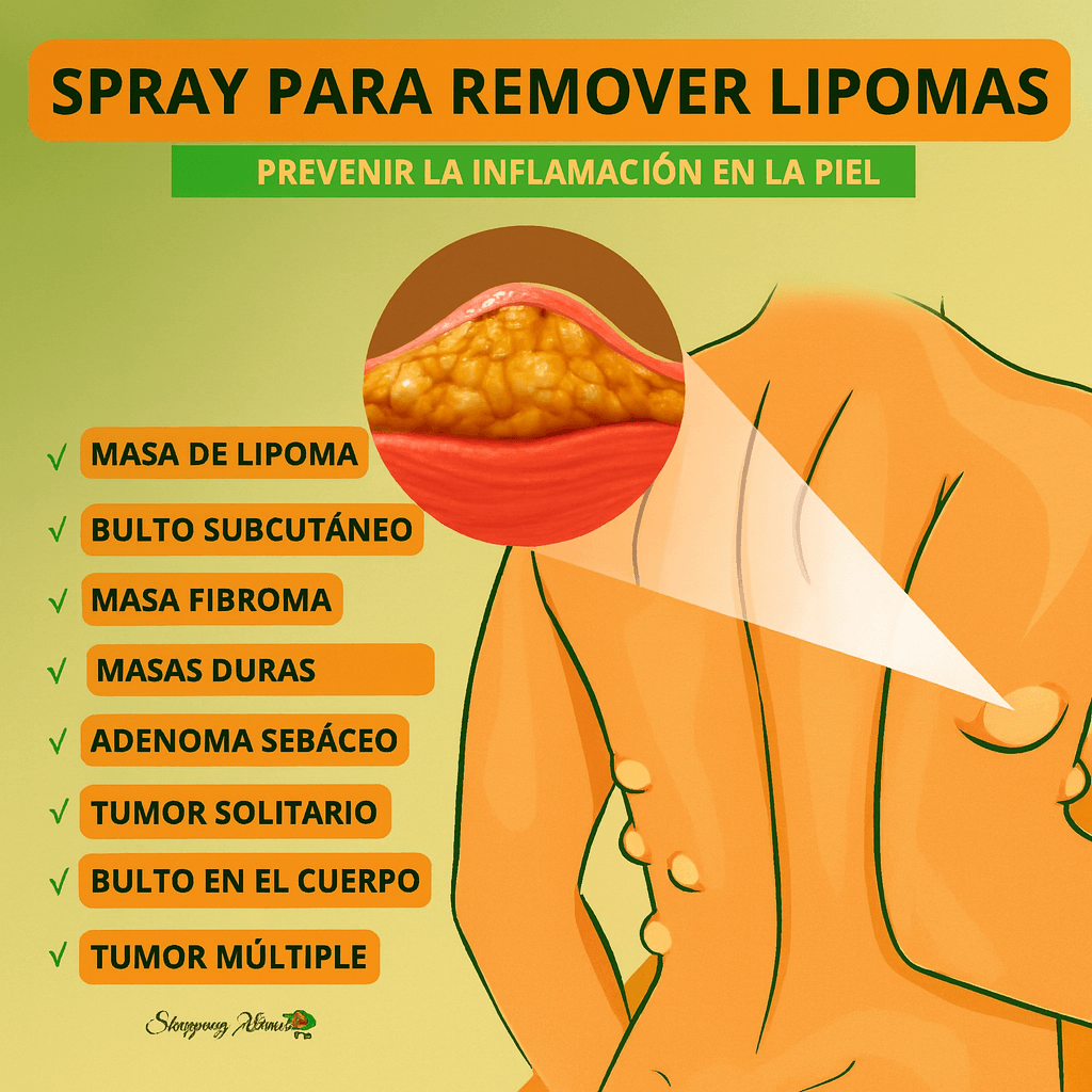 🌿LipoQuick - Spray Removedor de Lipomas y Quistes🟠